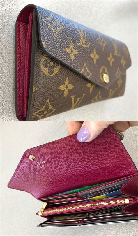 lv sarah compact wallet|louis vuitton wallet monogram.